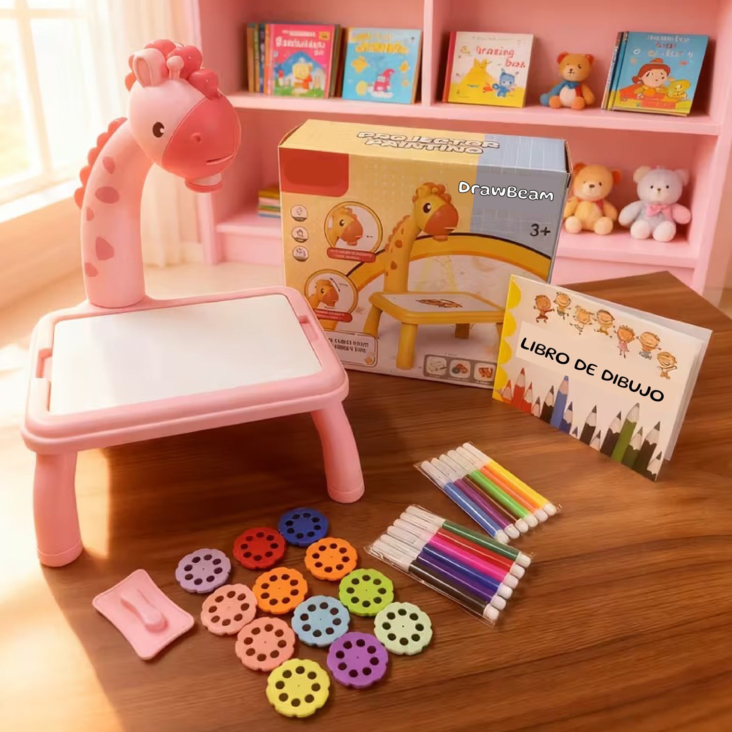 DrawBeam™ | Mesa de Dibujo Educativo para Niños