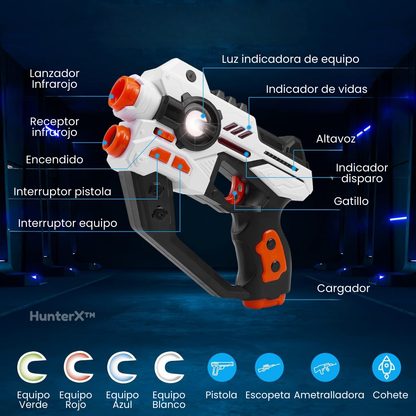 HunterX: Juego de Habilidad con Proyector