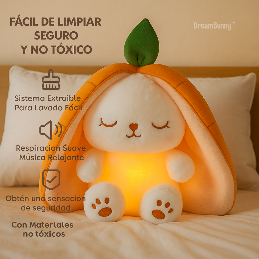 DreamBunny: Conejito Luminoso que Respira y Acompaña tu Sueño