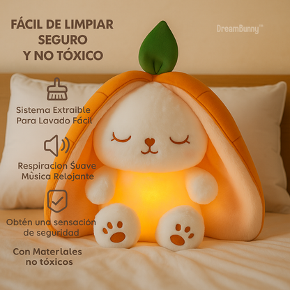 DreamBunny: Conejito Luminoso que Respira y Acompaña tu Sueño