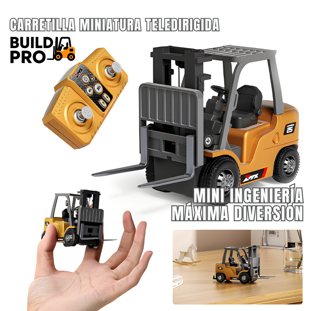 Build Pro: Carretilla Miniatura Teledirigida