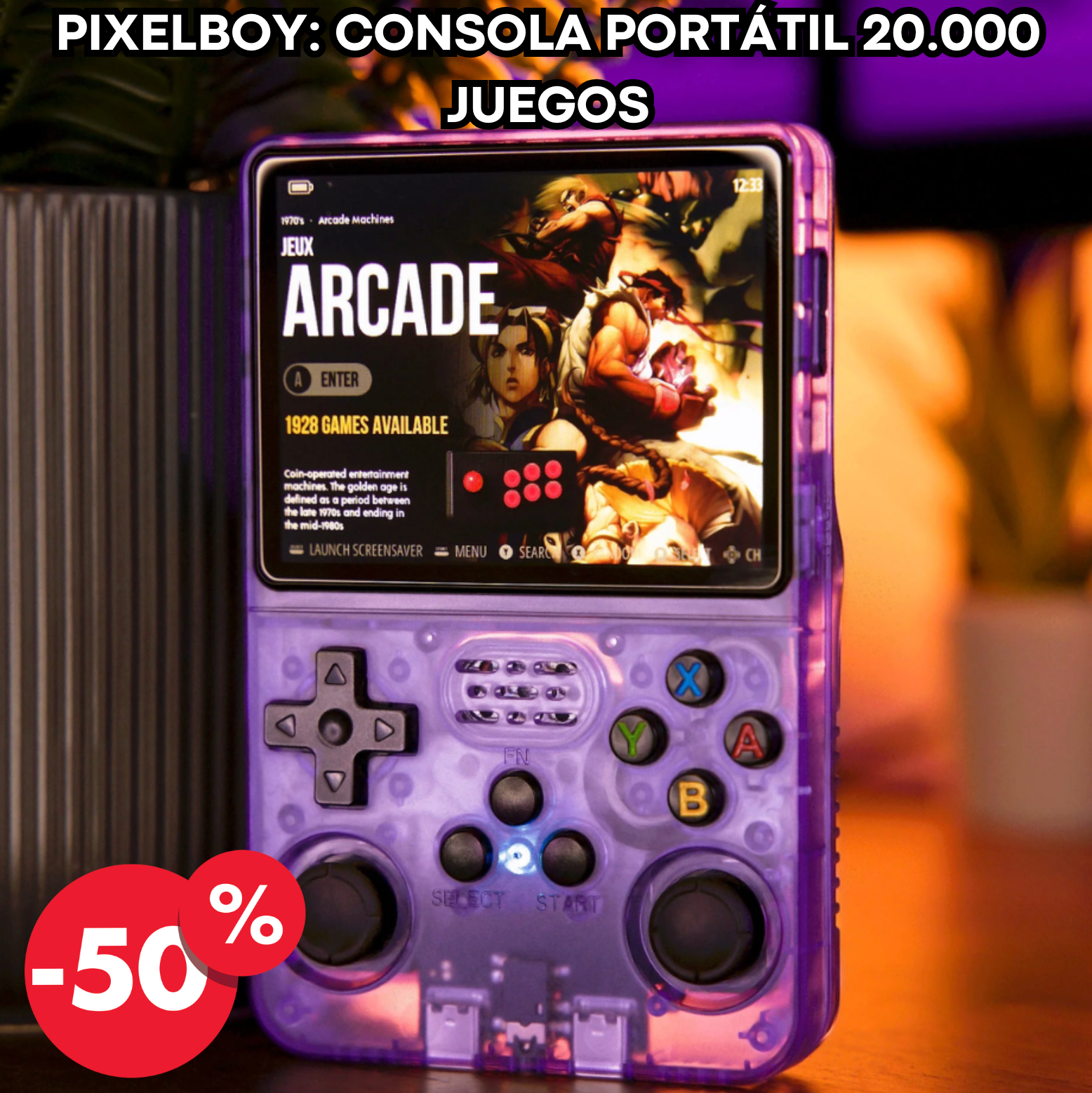 PixelBoy: Consola portátil 20000 juegos