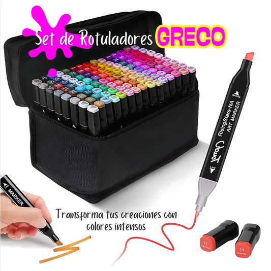 Set de Rotuladores artísticos Greco
