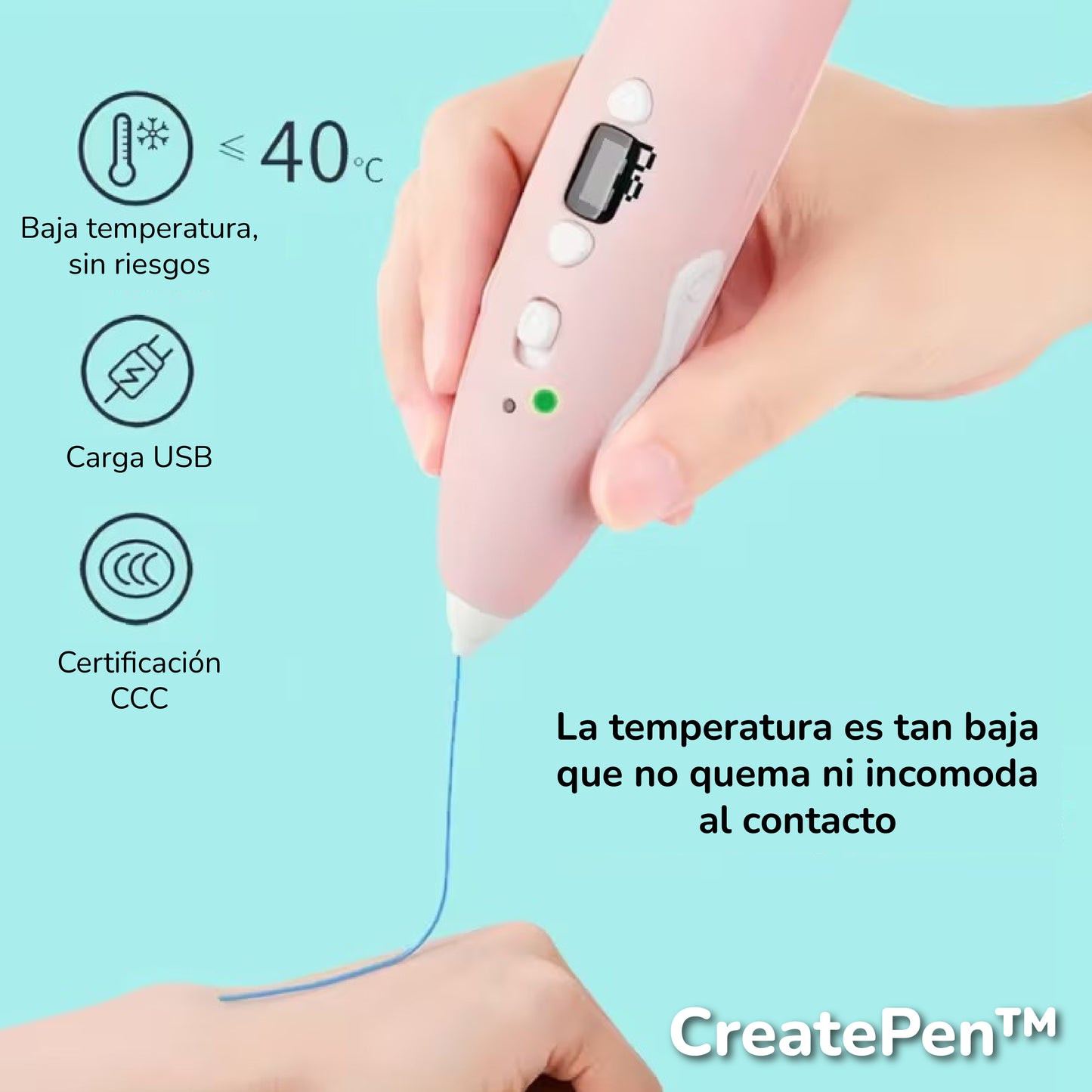 Create Pen | Lápiz 3D Estimulador de la Creatividad para Niños