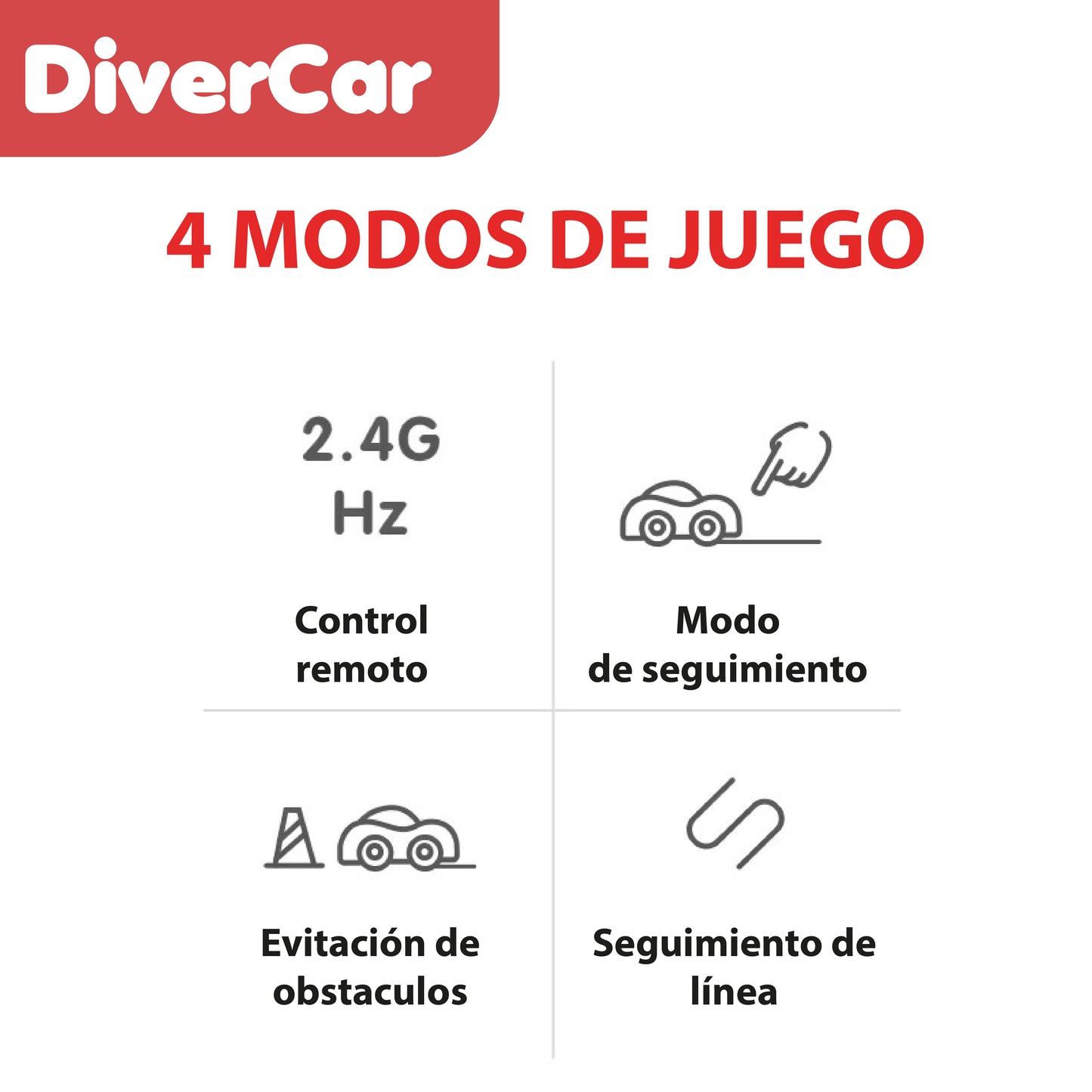 DiverCar: Coche radiocontrol con sensor inteligente
