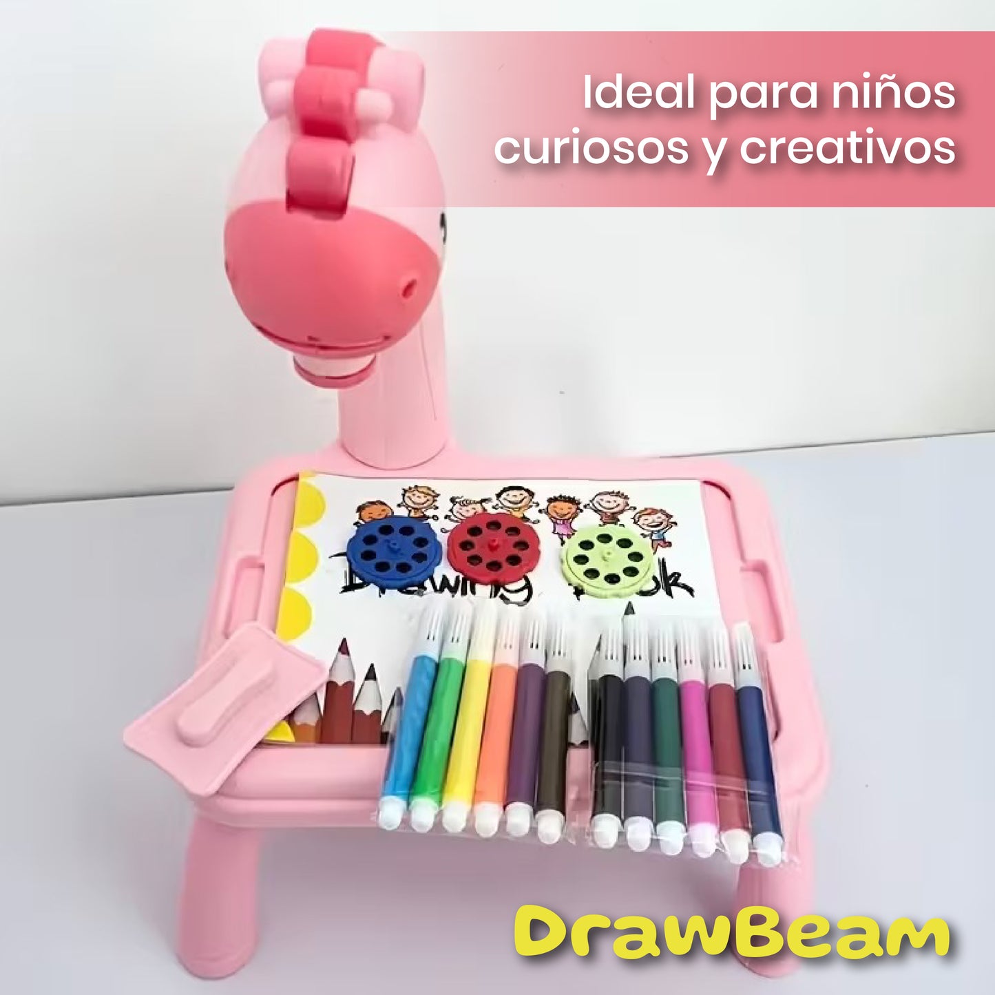 DrawBeam™ | Mesa de Dibujo Educativo para Niños