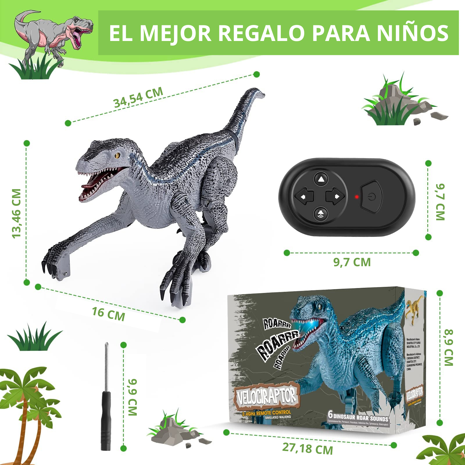 DINOREX | Dinosaurio a control Remoto