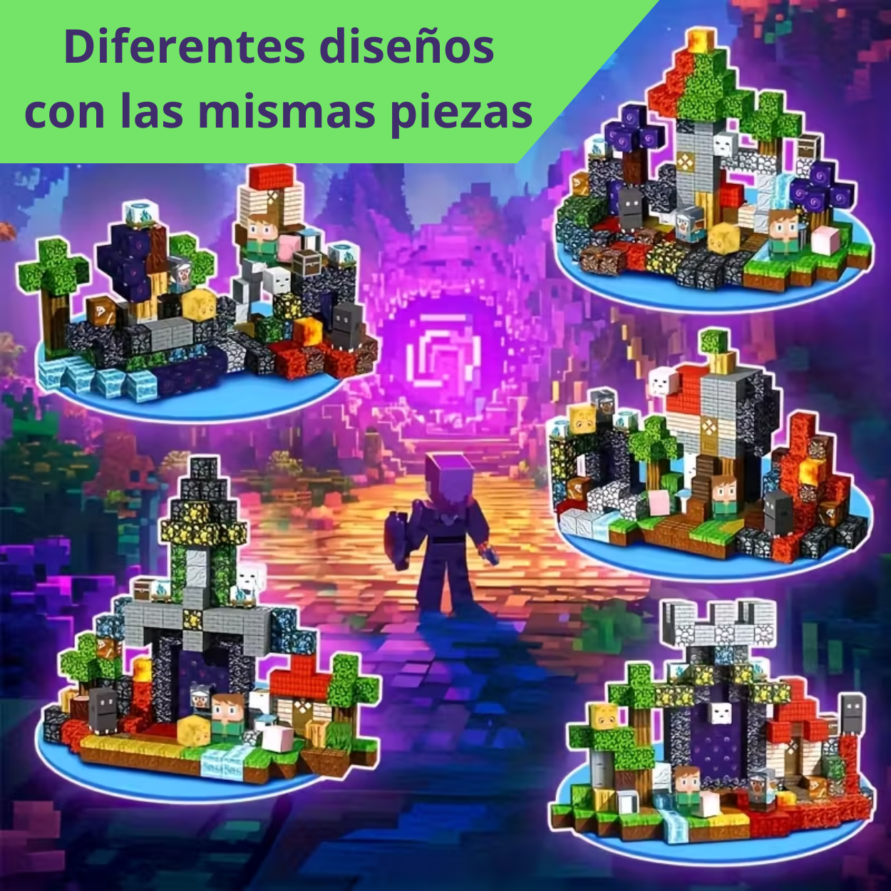 MagnetiGenius | Bloques Magnéticos 3D de Aprendizaje STEM