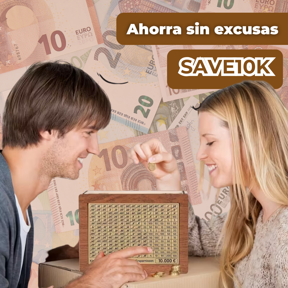 Save10k | Hucha para ahorrar 10.000€